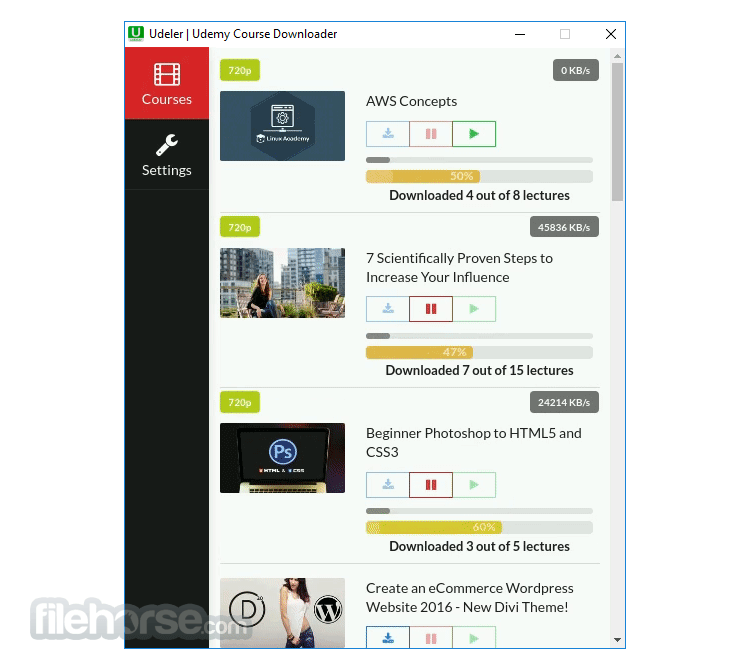 Udeler Udemy Course Downloader Download 2021 Latest For Windows 10 8 7