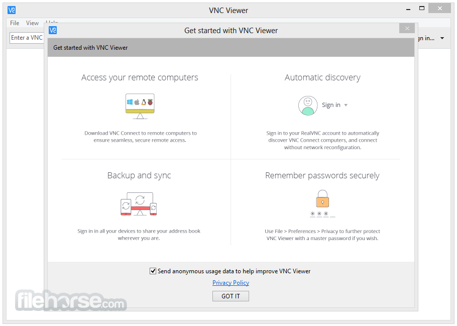 Vnc server fr windows 7 home premium em client disable distribution lists