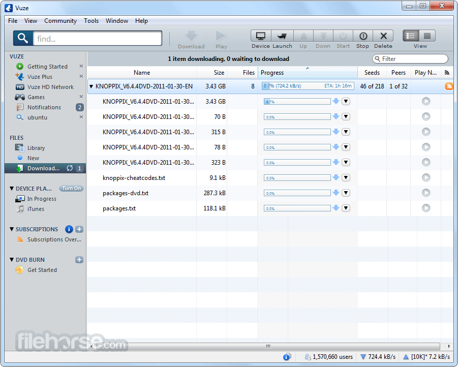 vuze torrent downloader pro