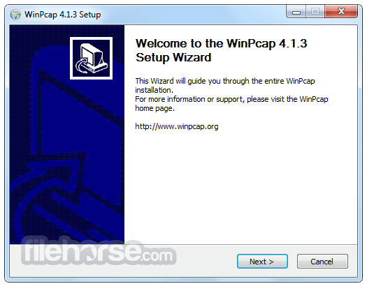 WinPcap 4.1.3 Screenshot 1