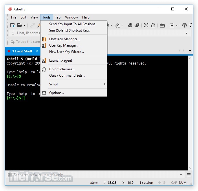 Xshell Free 7.0 Build 0111 Screenshot 4