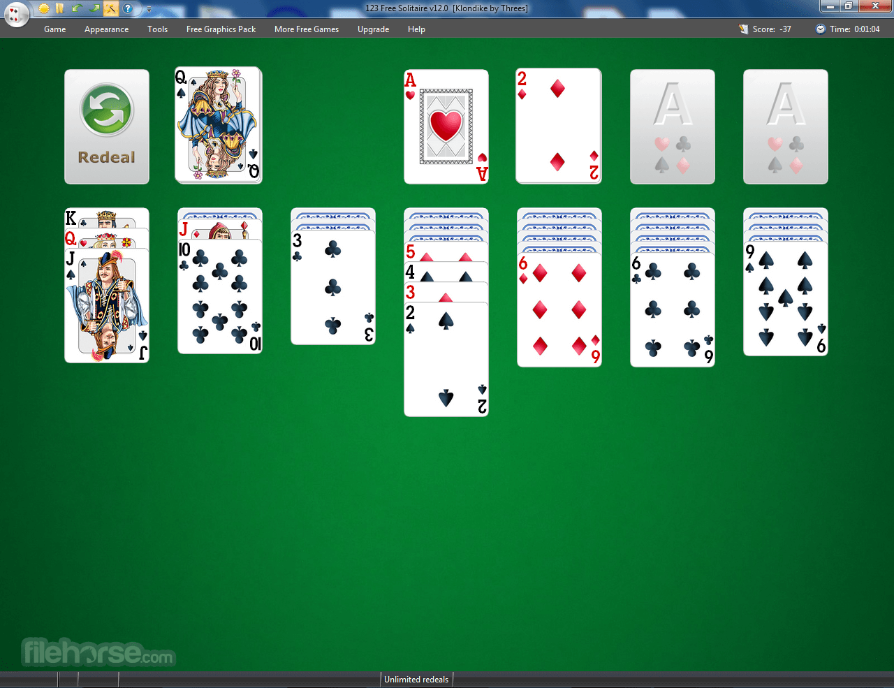 no download solitaire card games