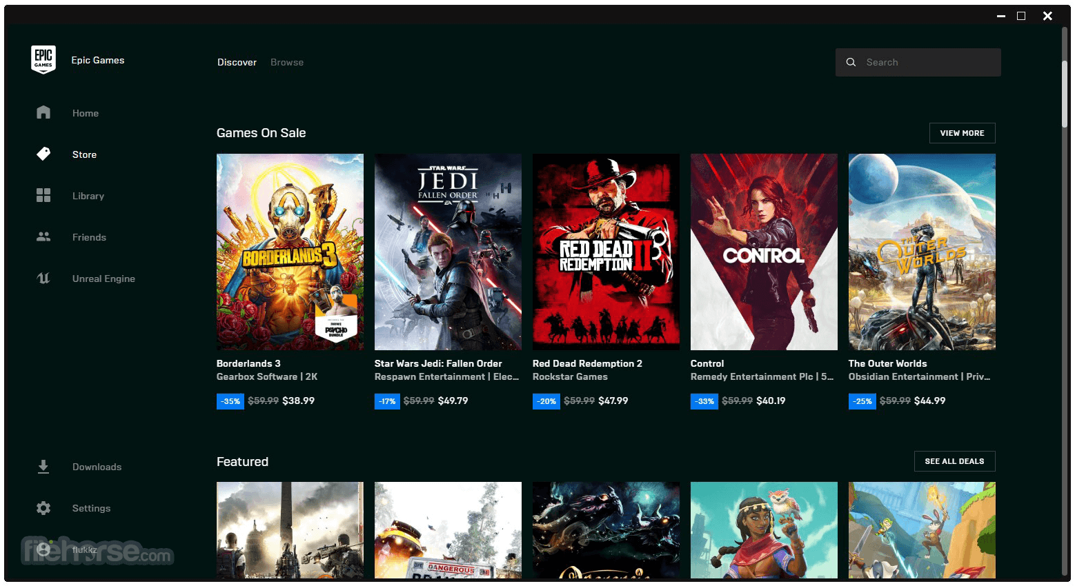 epic games launcher download for windows 10