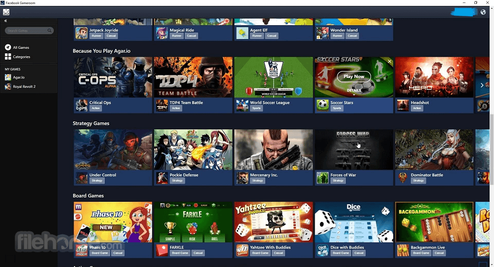 facebook gameroom free download