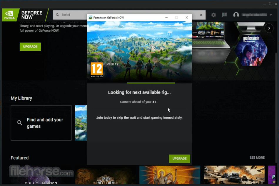 geforce now make account