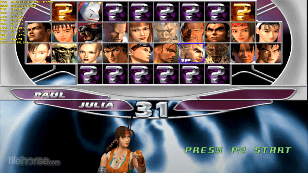 Tekken Tag Tournament Captura de Pantalla 1