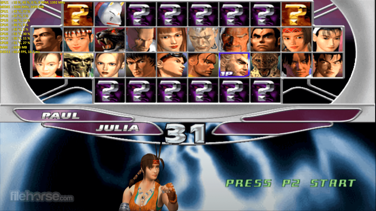 download tekken tag tournament 2 roster