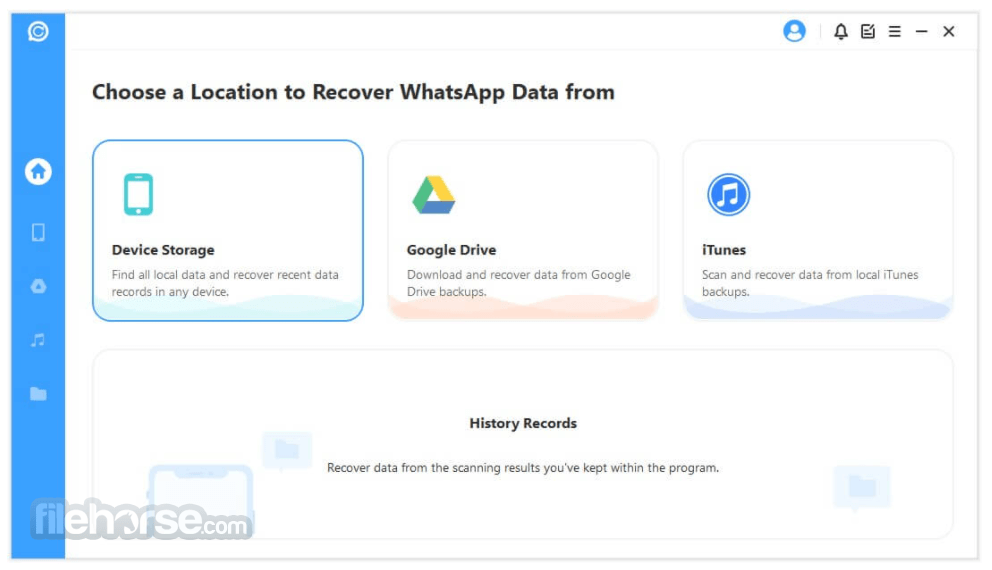 iMyFone ChatsBack for WhatsApp 3.0.3 Screenshot 1