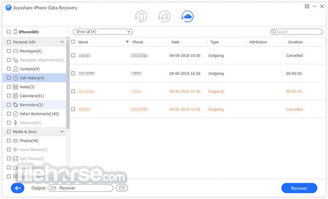 Joyoshare iPhone Data Recovery 2.4.0 Screenshot 5