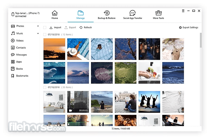 Tenorshare iCareFone 8.8.0 Screenshot 1
