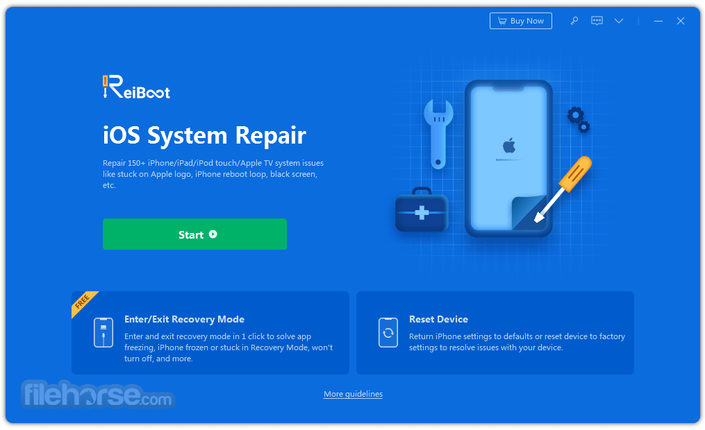 ReiBoot - iOS System Repair 9.4.3 Screenshot 1
