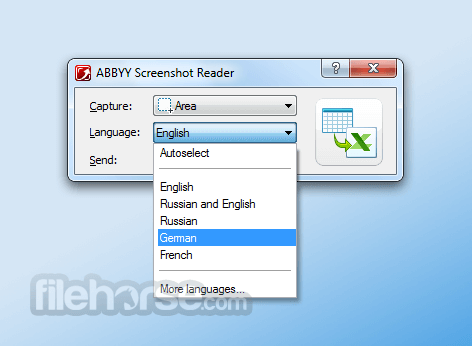 ABBYY Screenshot Reader 11.0.250 Screenshot 1