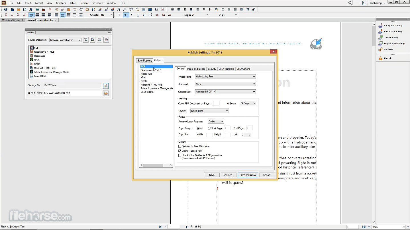 Adobe FrameMaker 2020.0.1 Download for Windows / Screenshots / FileHorse.com