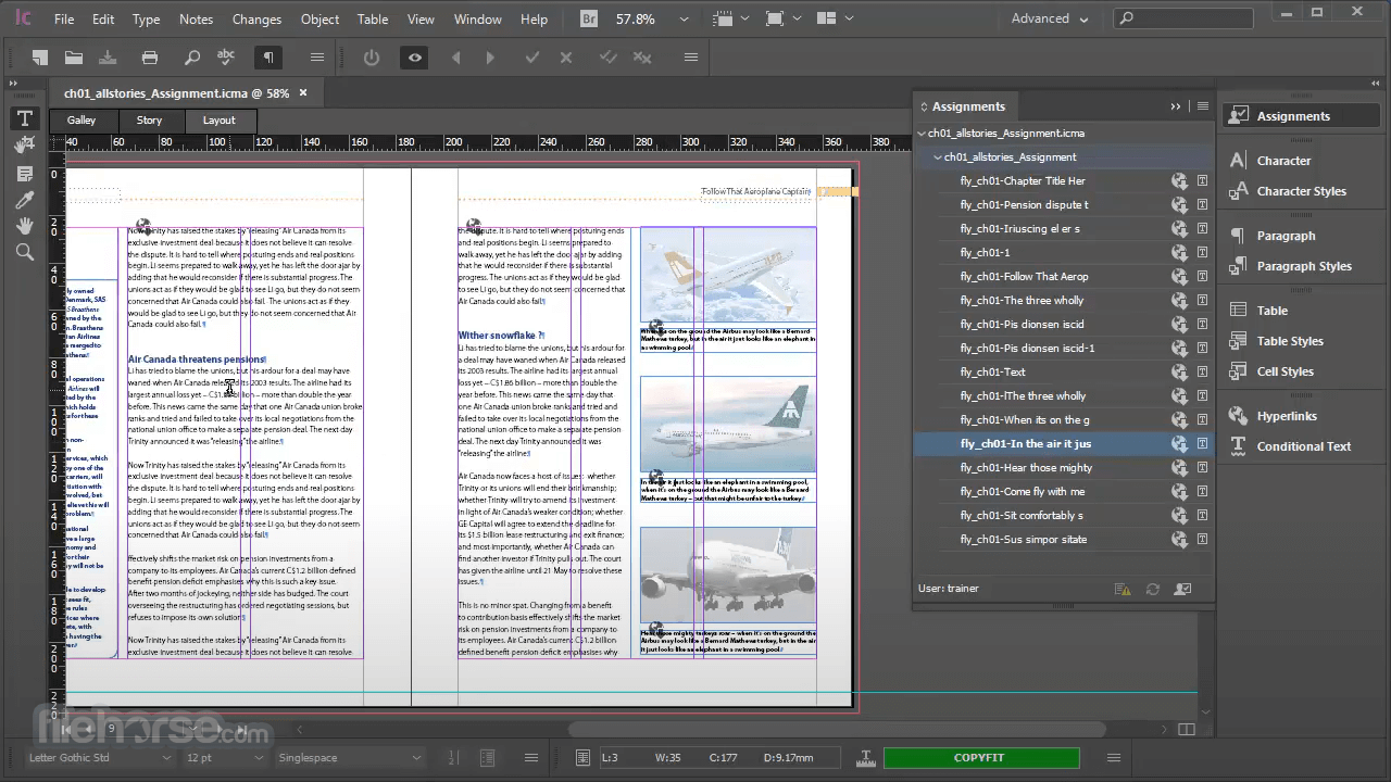 Adobe InCopy CC 2024 Build 19.2 Screenshot 3