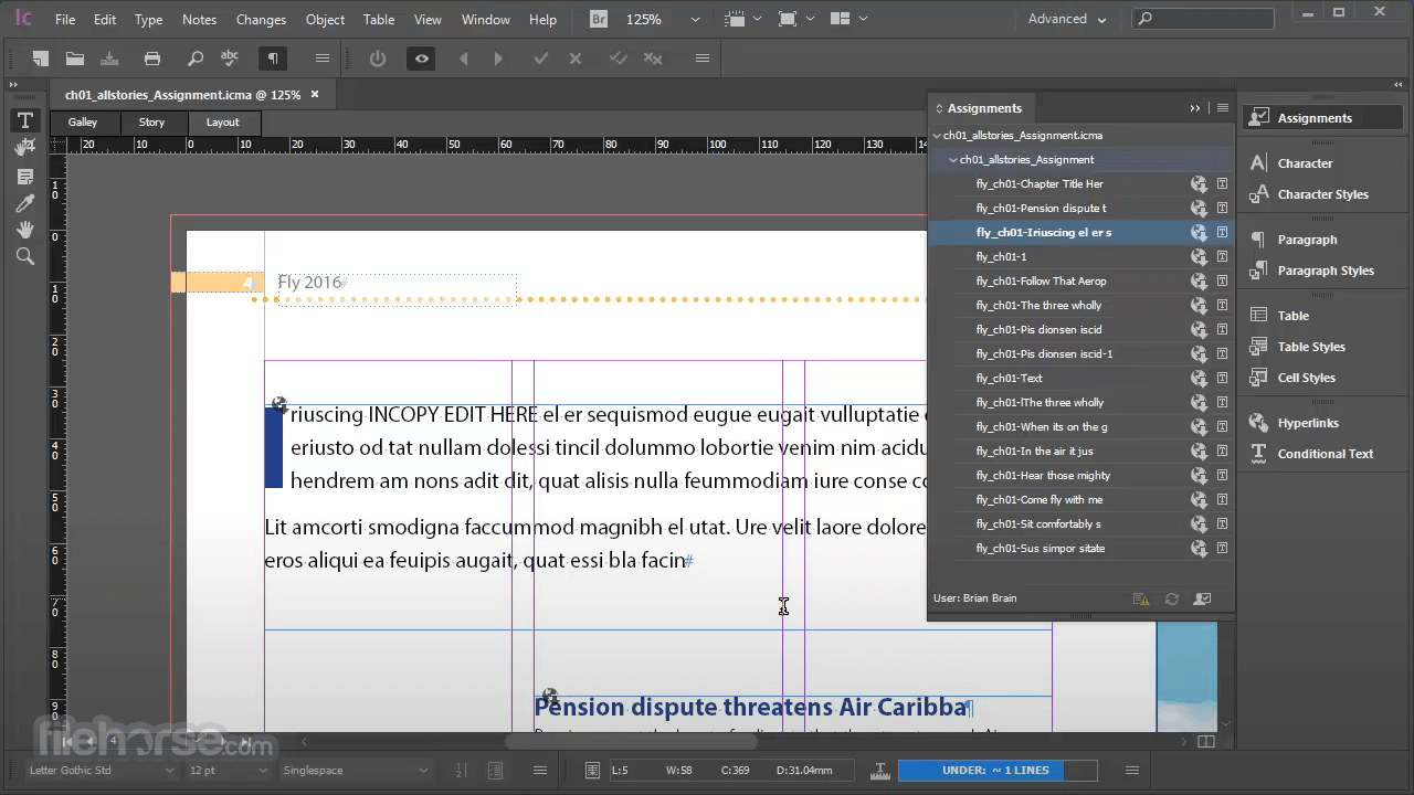 Adobe InCopy CC 2023 Build 18.2 Screenshot 4