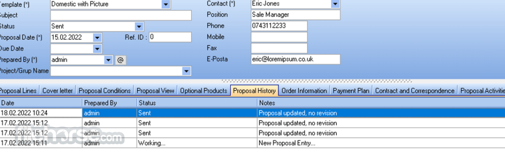 DocMaster Proposal Software 1.2.1 Screenshot 5