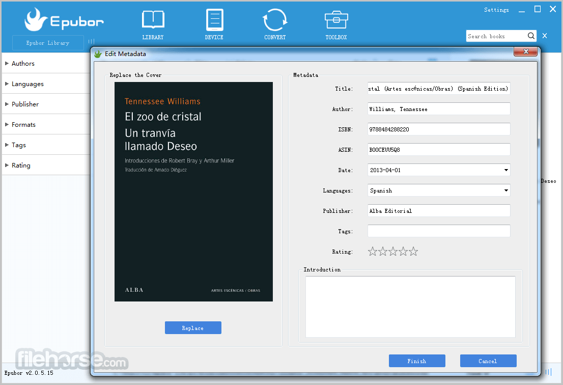 simple ebook manager