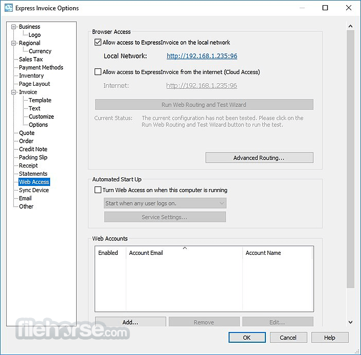 Express Invoice Invoicing Software 9.43 Screenshot 5