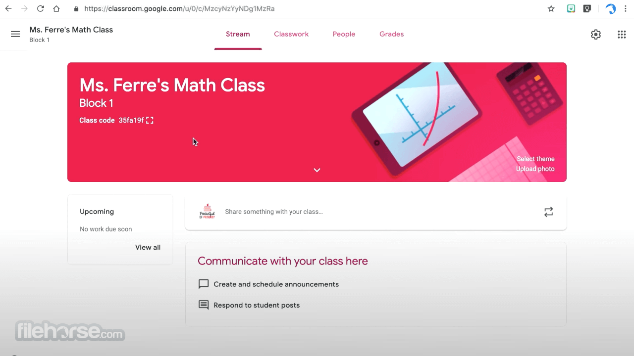 Google Classroom Screenshot 1