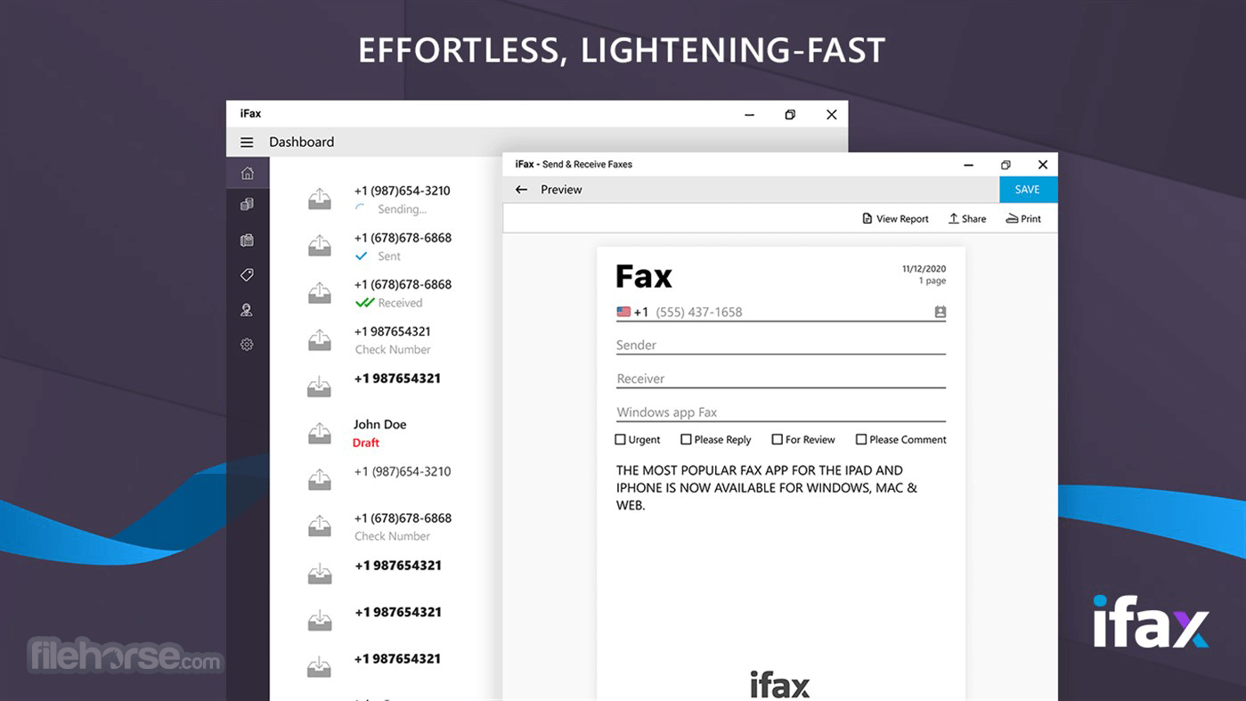 ifax printing restriction