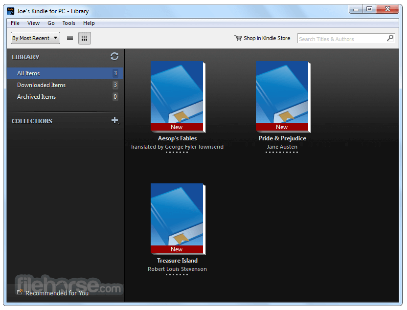 Kindle for PC 2.3 Build 70682 Screenshot 1