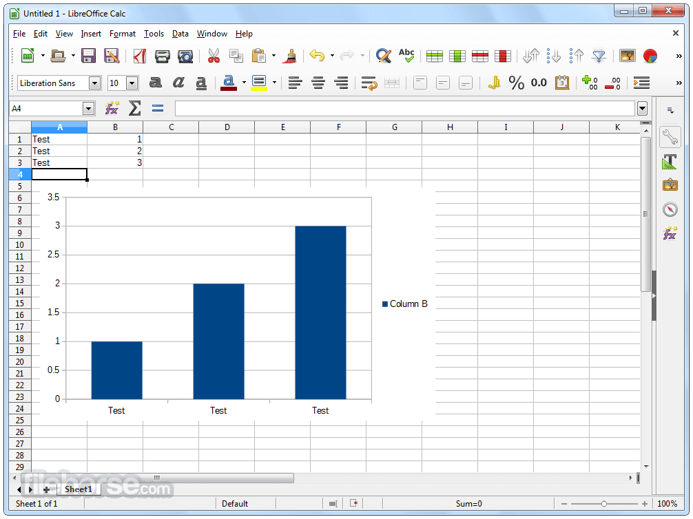 LibreOffice 7.2.7 (32-bit) Captura de Pantalla 3