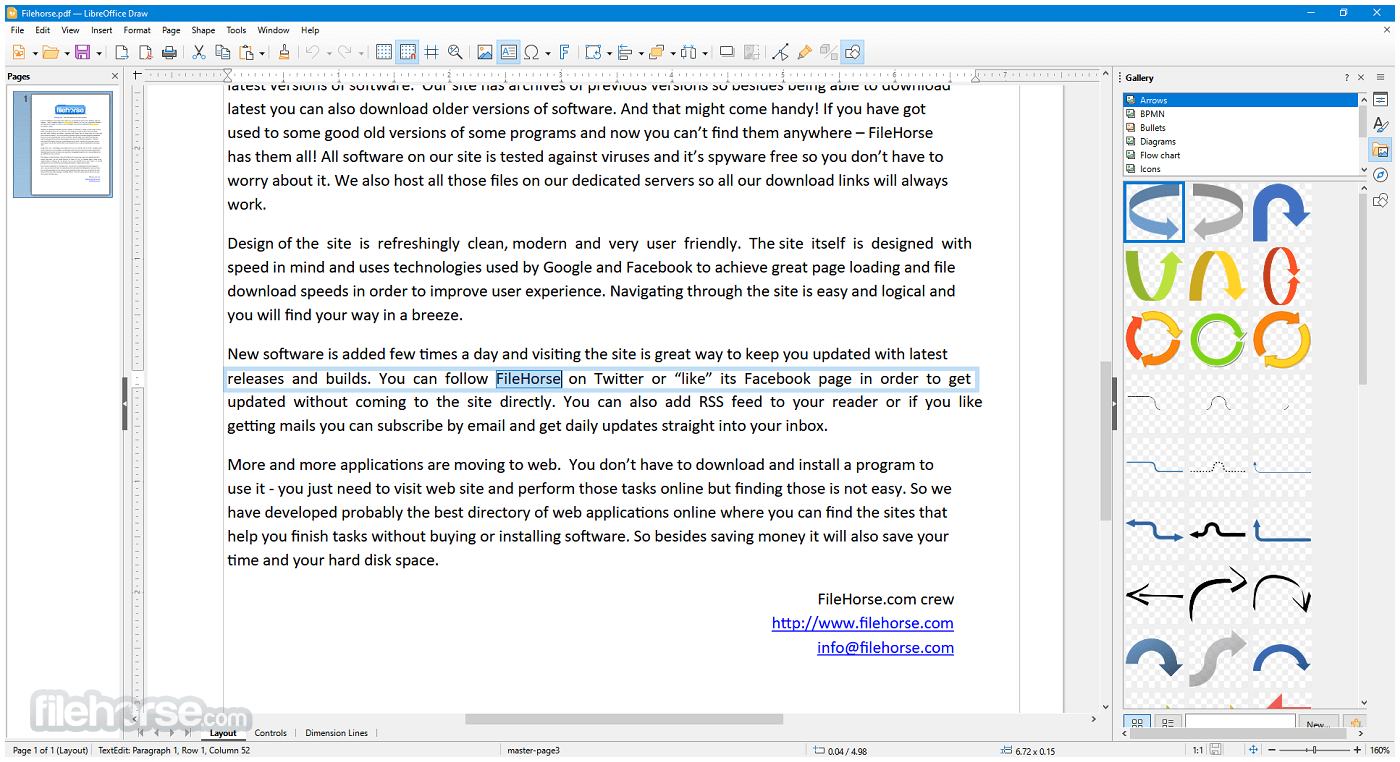 LibreOffice 7.5.5 download the last version for mac