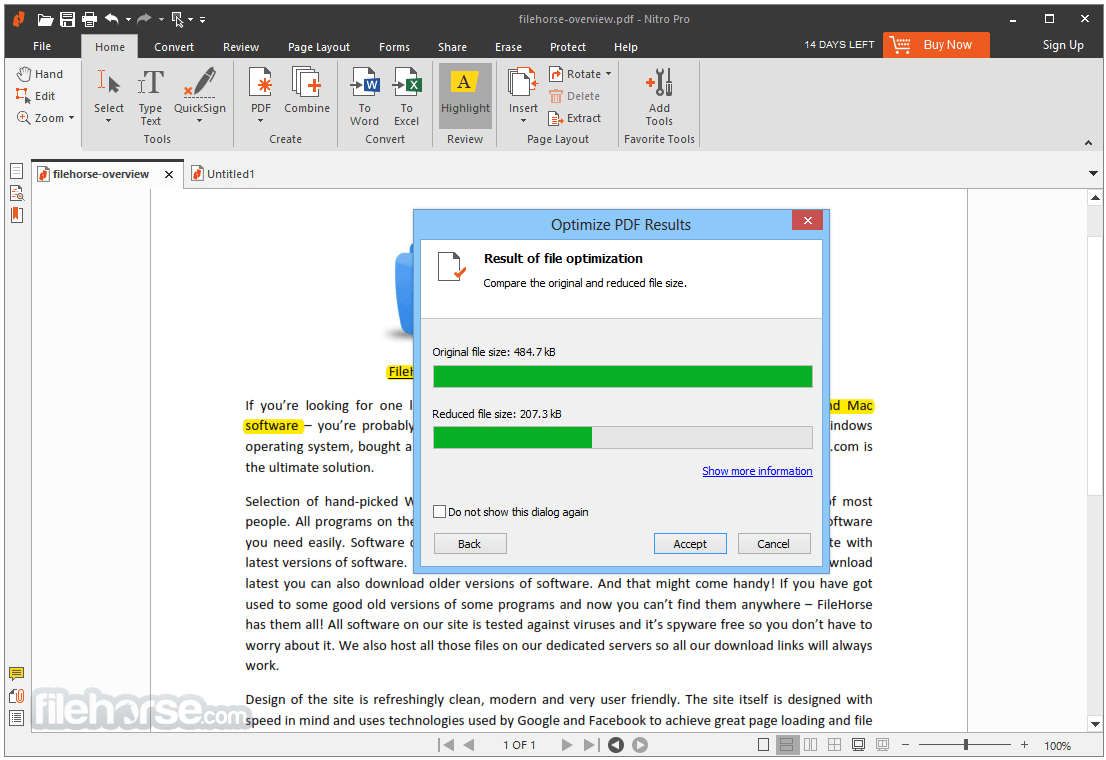 Nitro PDF Pro 14.3.1.193 (64-bit) Screenshot 4