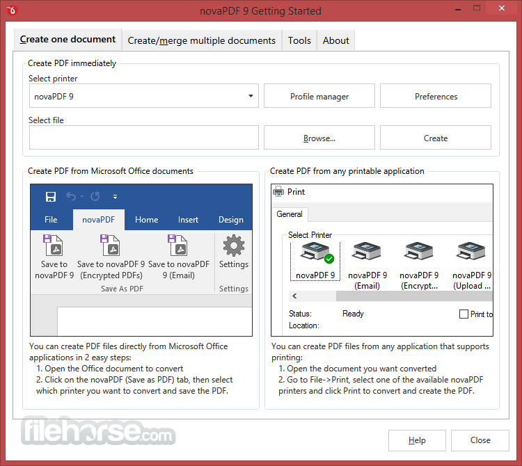 novaPDF Pro 11.6 Build 345 Screenshot 1