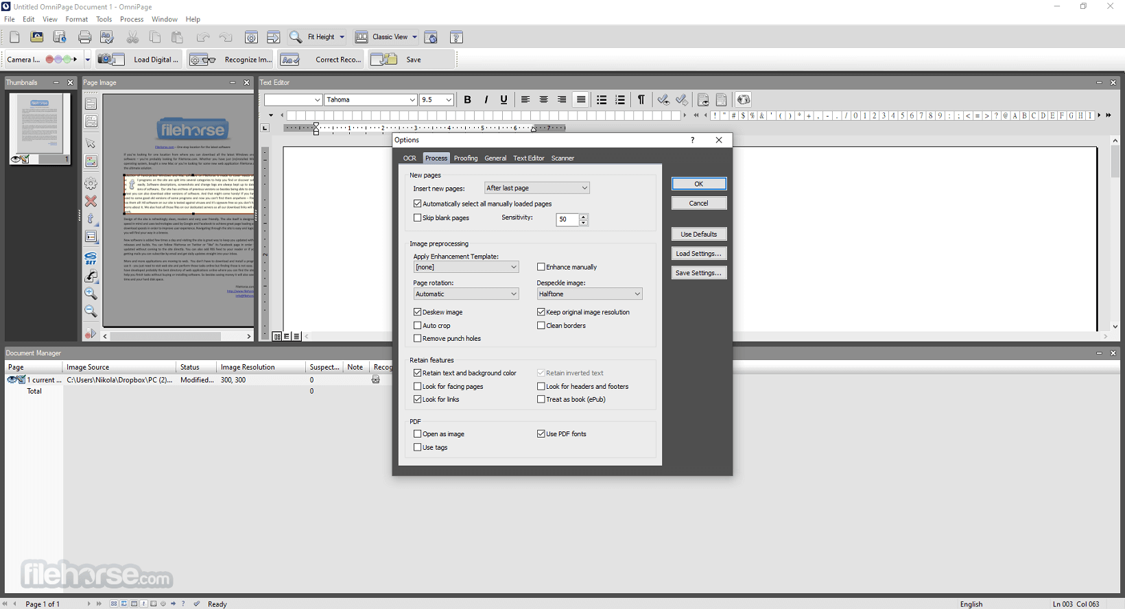 omnipage pro 16 trial