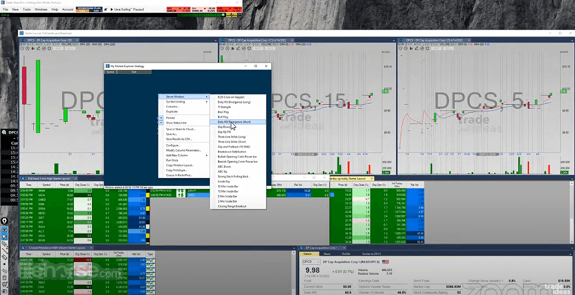 Trade Ideas - AI Stock Trading Signals Screenshot 3