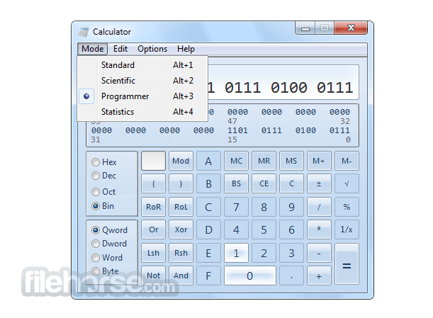 Windows7 Calculator Captura de Pantalla 3