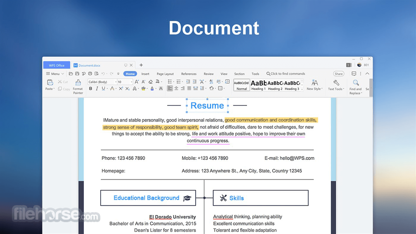 wps office 2016 free for mac