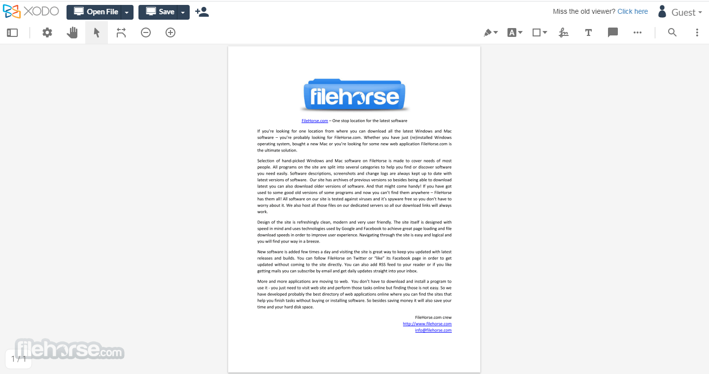 pdf reader xodo