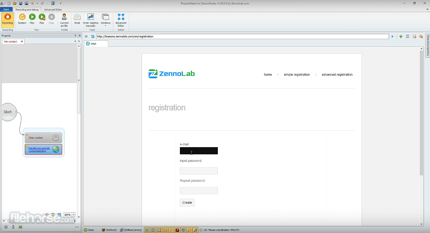 ZennoPoster 7.7.1.0 Screenshot 2