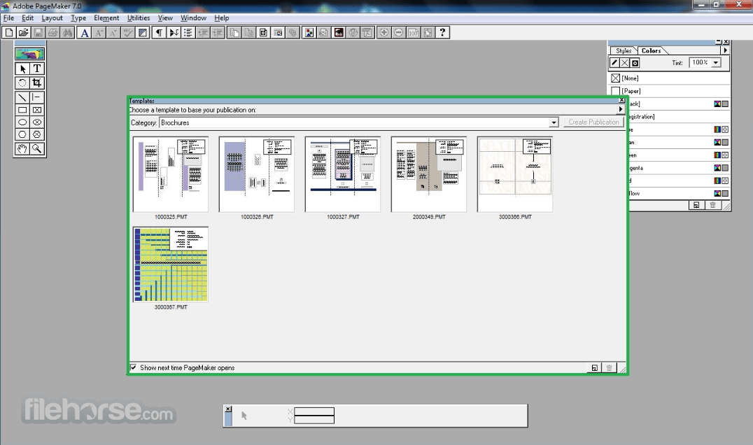 Adobe Pagemaker 7.0.1 Screenshot 1
