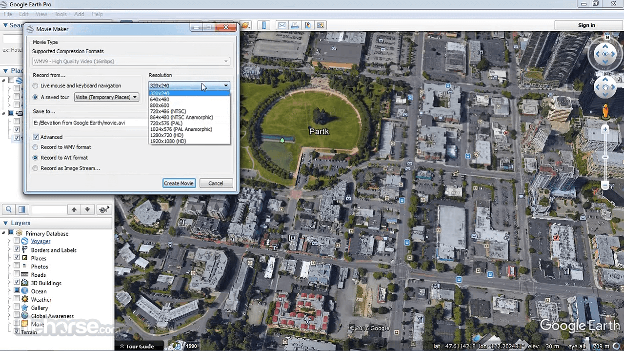 Google Earth Pro 7.3.6.9796 Screenshot 3
