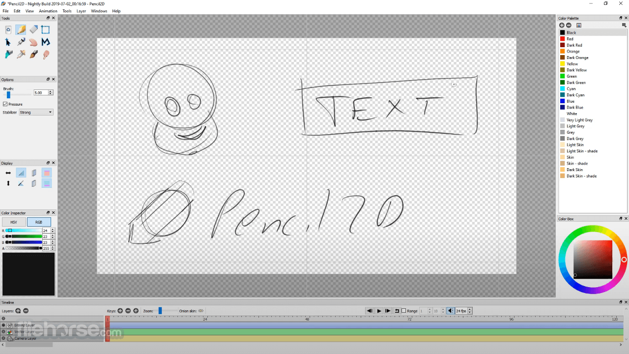 Pencil2D Animation 0.6.6 (64-bit) Captura de Pantalla 3