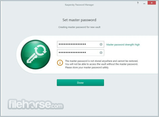 Kaspersky Password Manager 10.3.0.340 Captura de Pantalla 2