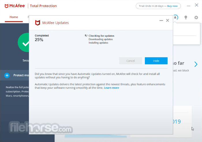 McAfee Total Protection 20.0 Build 16.0 R28 Screenshot 2