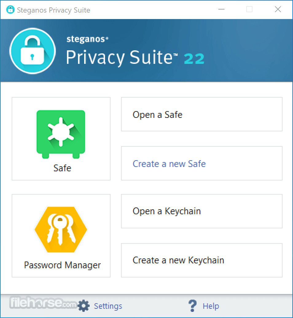 Steganos Privacy Suite 20.0.9 Captura de Pantalla 1