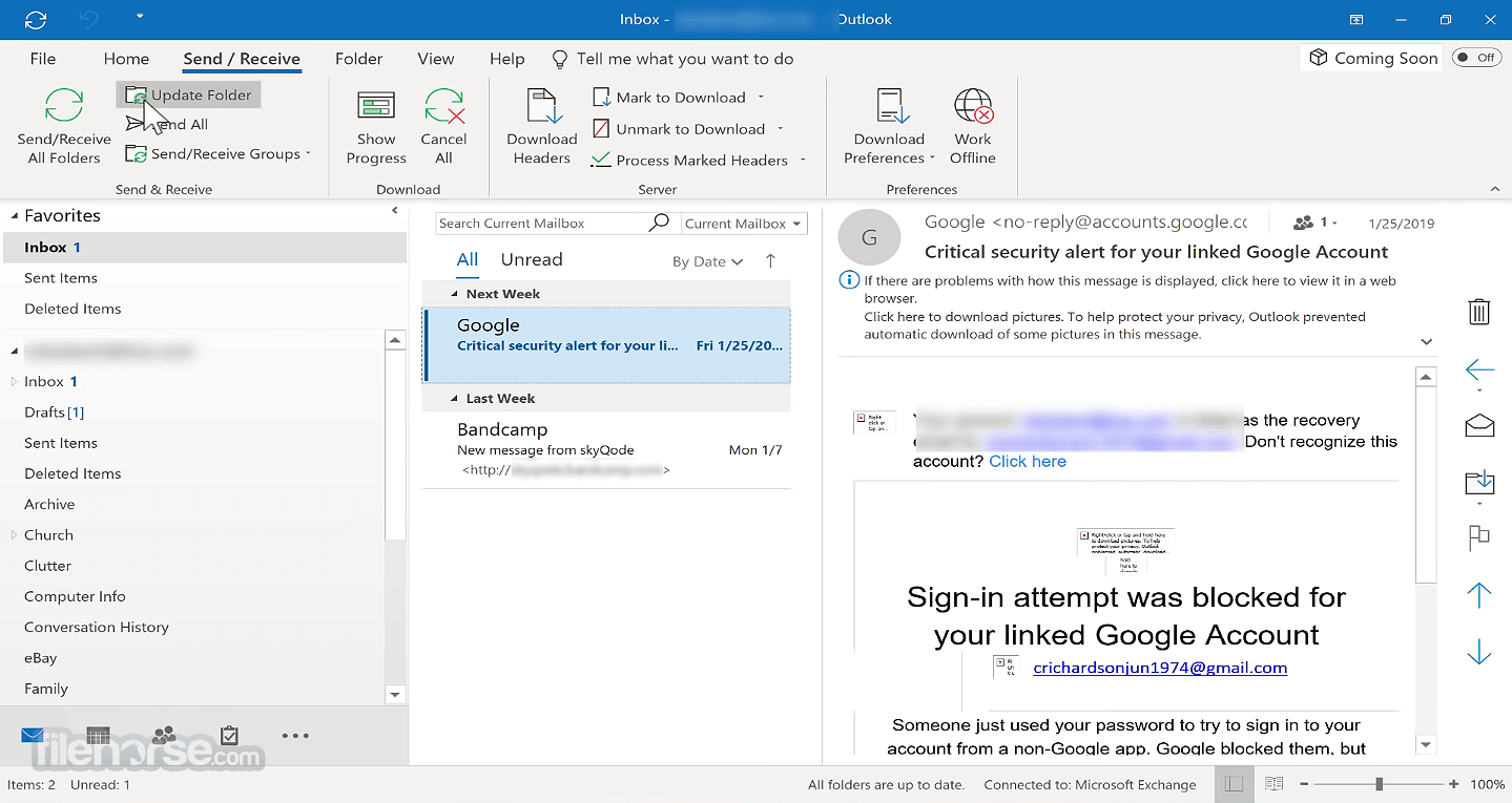 Microsoft Outlook 2019 Screenshot 1