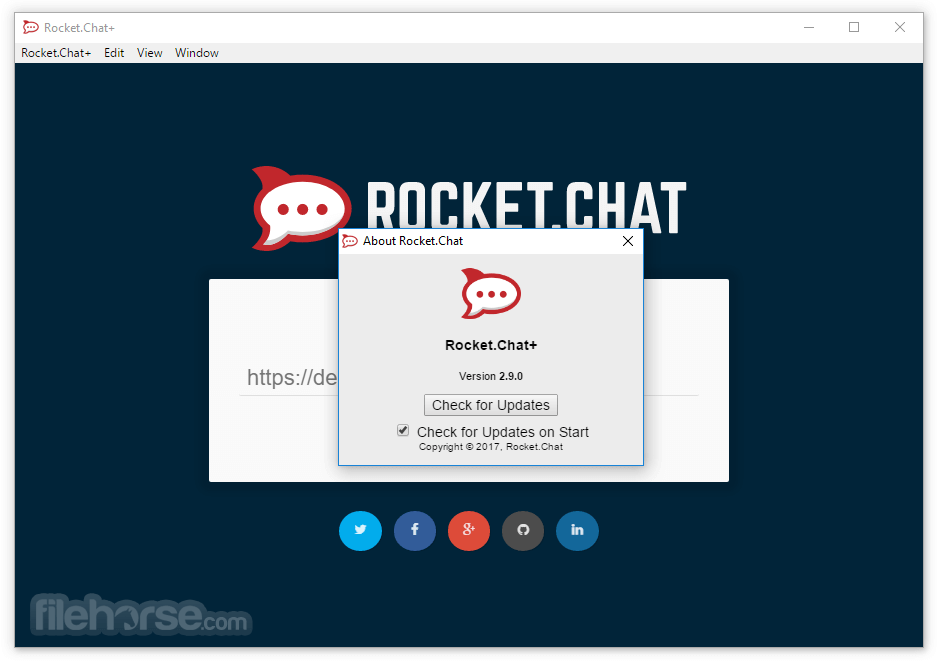 Rocket.Chat 3.9.14 Captura de Pantalla 2