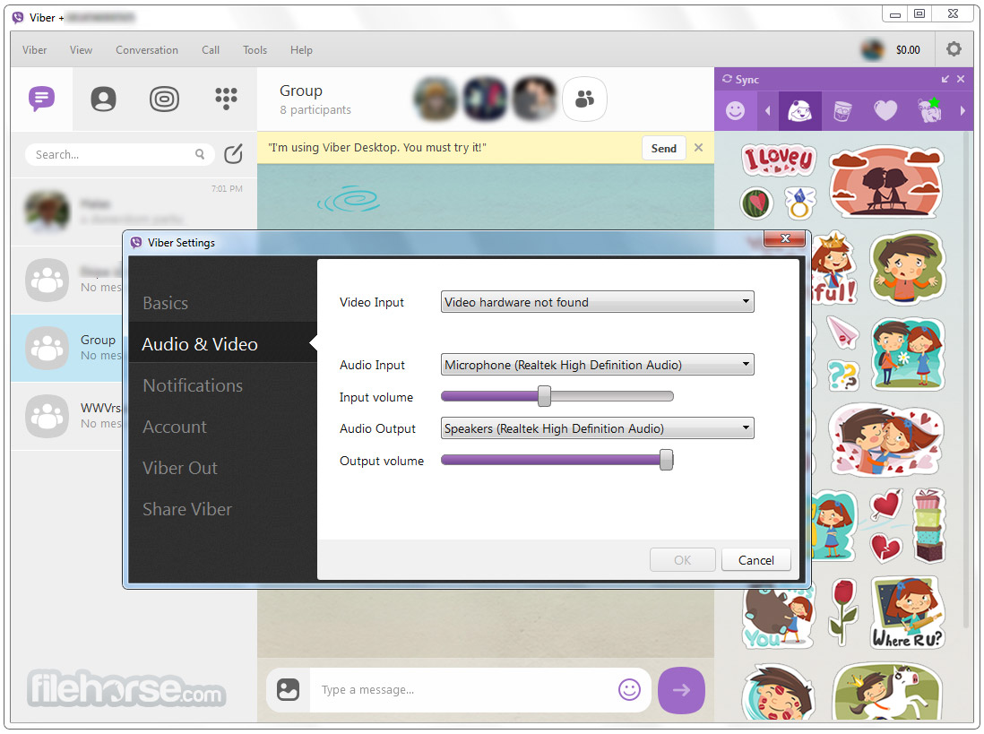 Viber for Windows 22.0.1.0 Captura de Pantalla 5