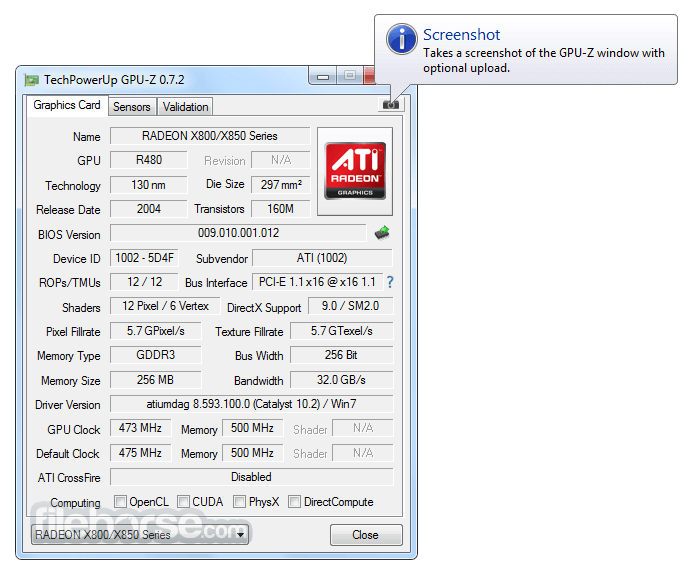 GPU-Z 2.57.0 Screenshot 2