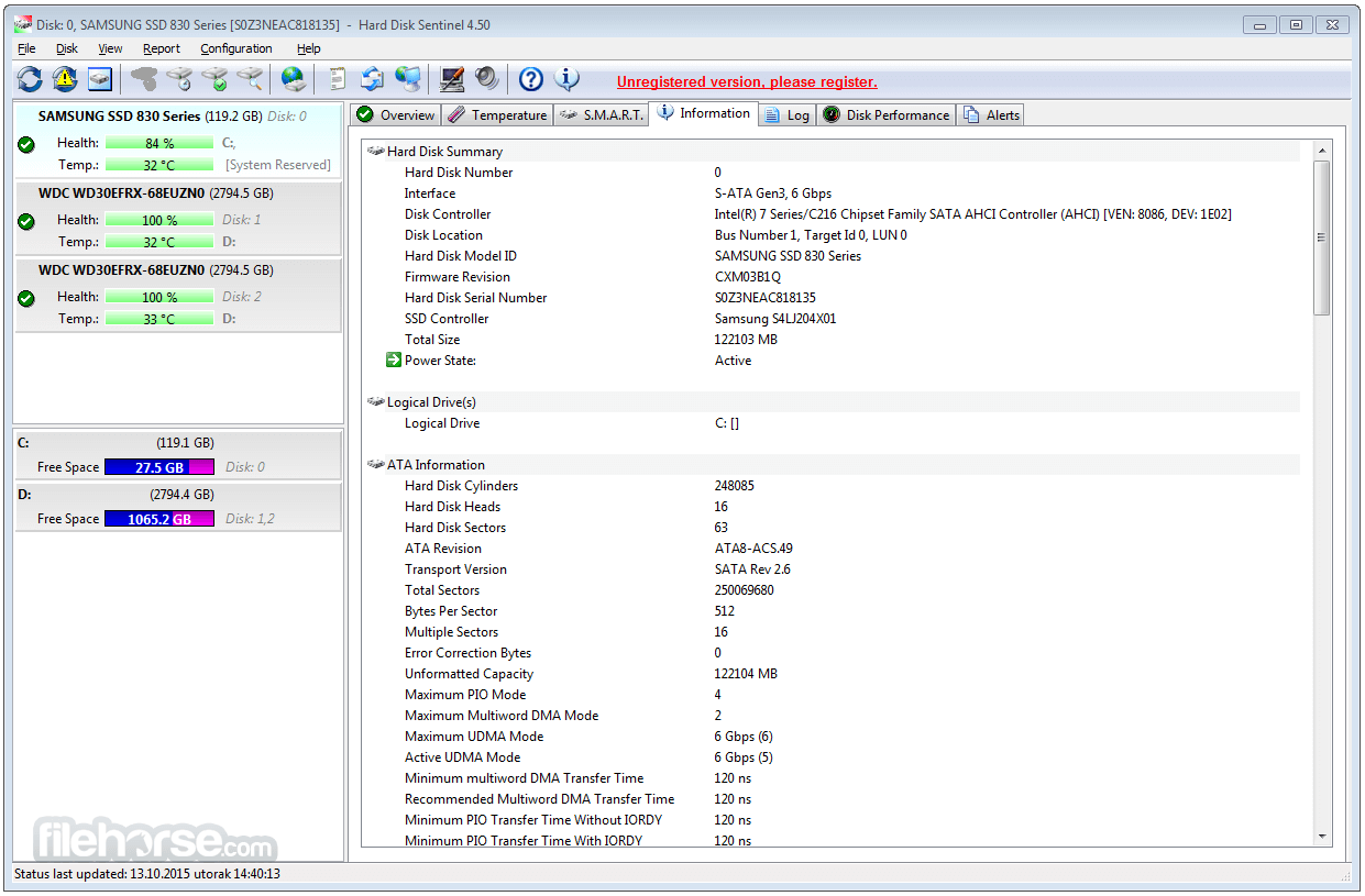 Hard Disk Sentinel 6.10 Screenshot 4