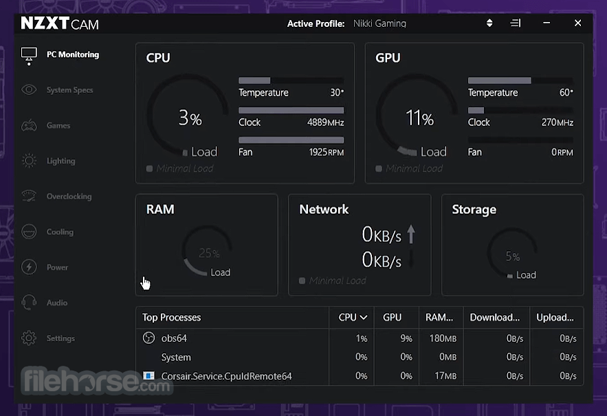 download nzxt cam