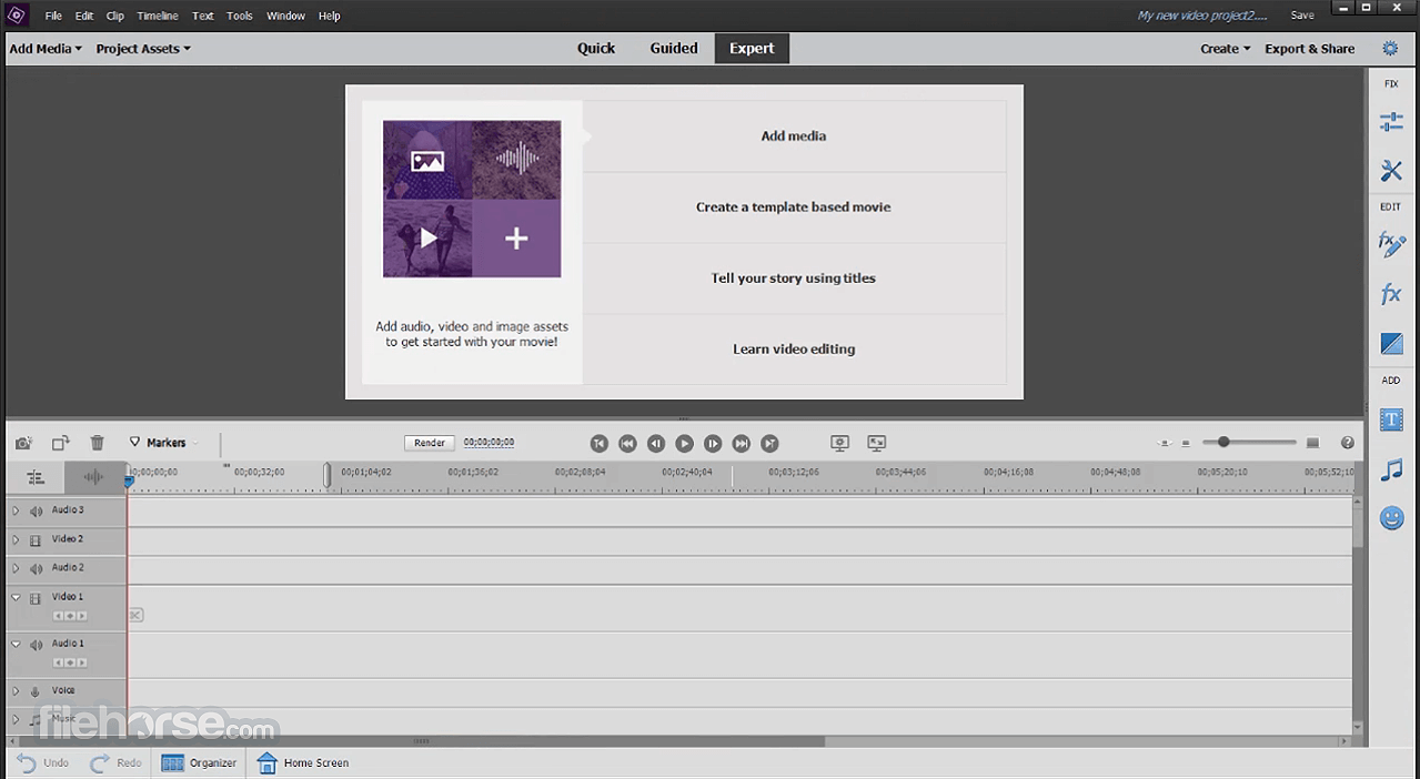 Adobe Premiere Elements 2022.4 Captura de Pantalla 2