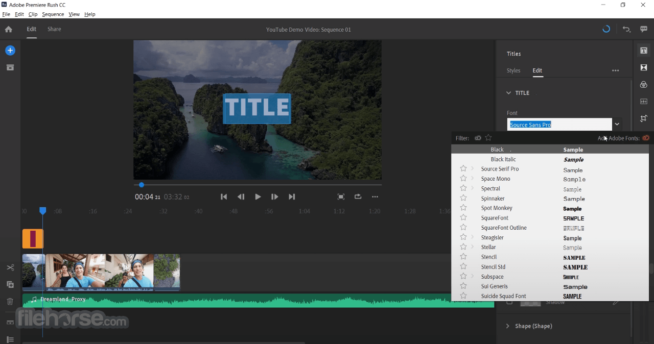 Adobe Premiere Rush Screenshot 3