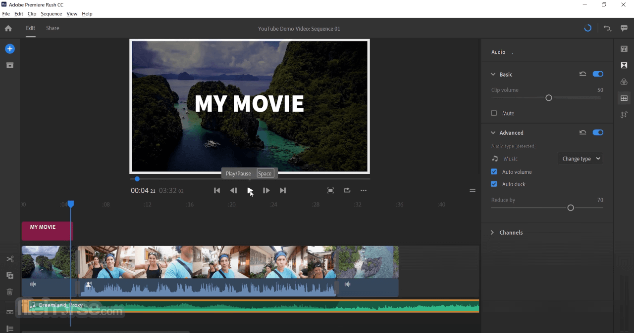 adobe premiere rush templates